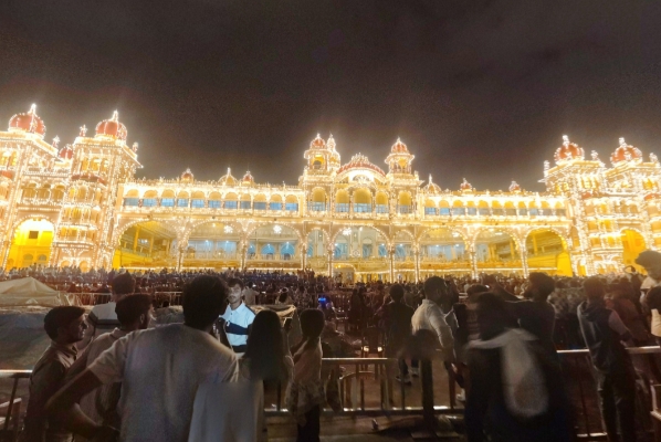 Mysore Palace Dasara Illumination